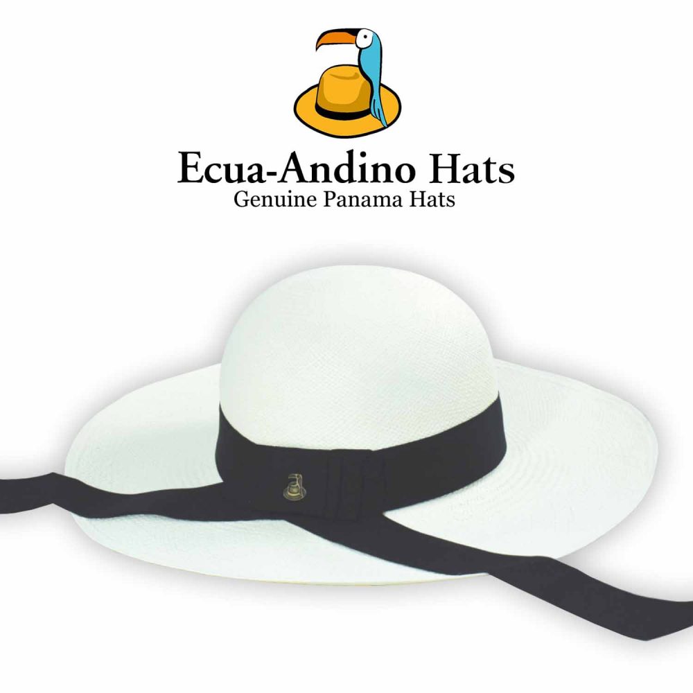 Καπέλο Panama Ecua-Andino Λευκό κορδέλα Μ181-1