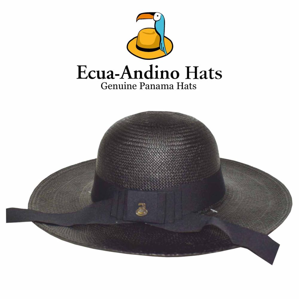 Καπέλο Panama Ecua-Andino Μαύρο κορδέλα Μ181-5