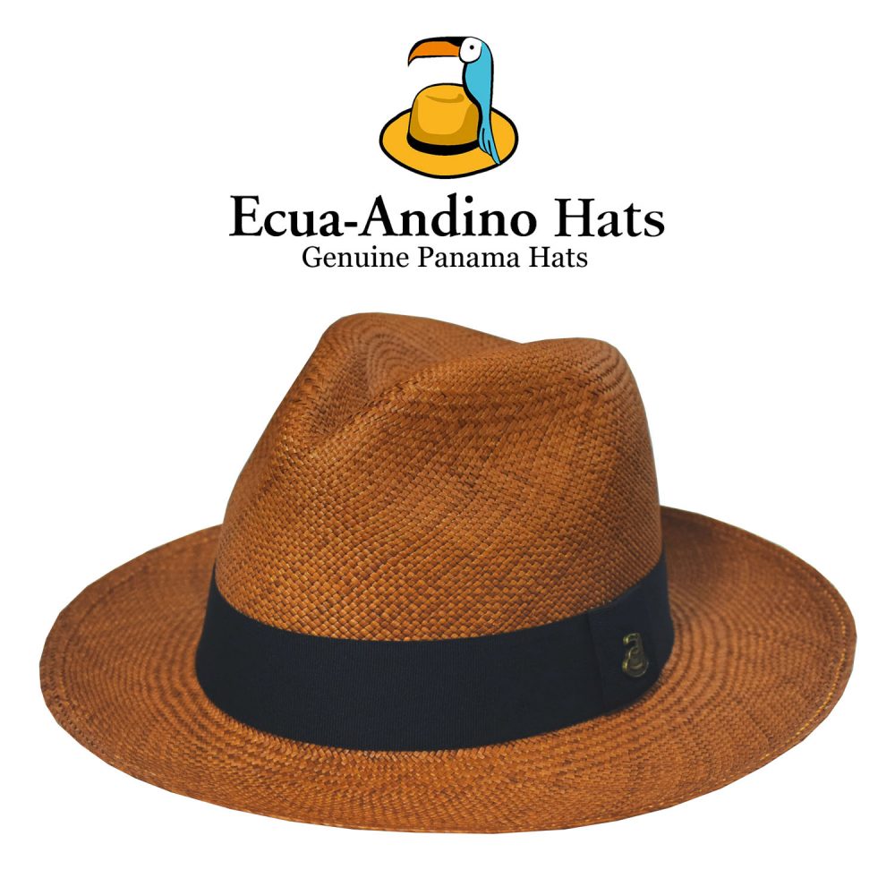 Καπέλο Panama Ecua-Andino Καφέ κορδέλα Μ3099