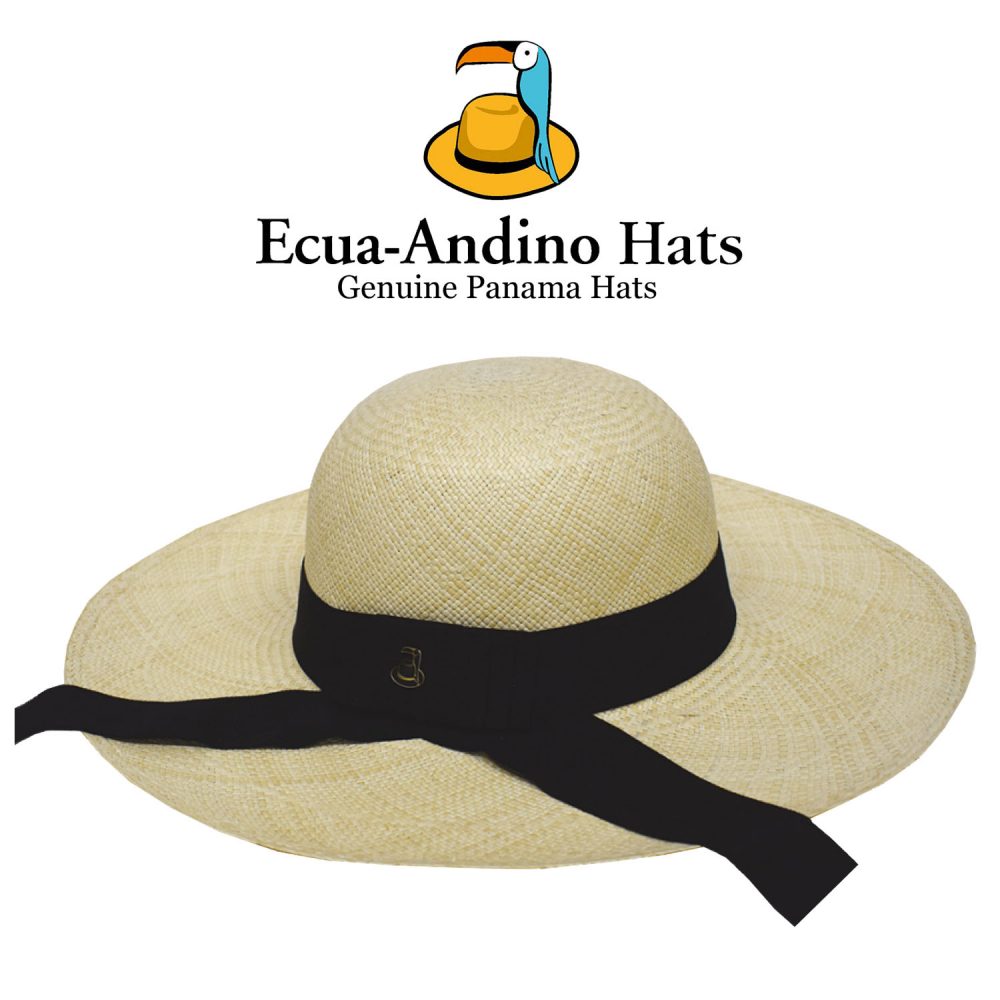 Καπέλο Panama Ecua-Andino Φυσικό κορδέλα Μ181-2