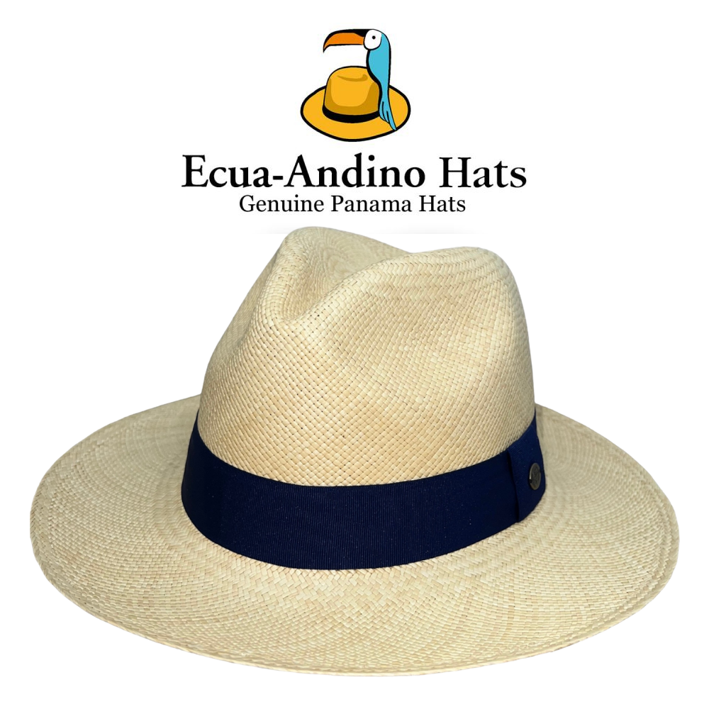 Καπέλο Panama Ecua-Andino Μπλε κορδέλα Μ3094