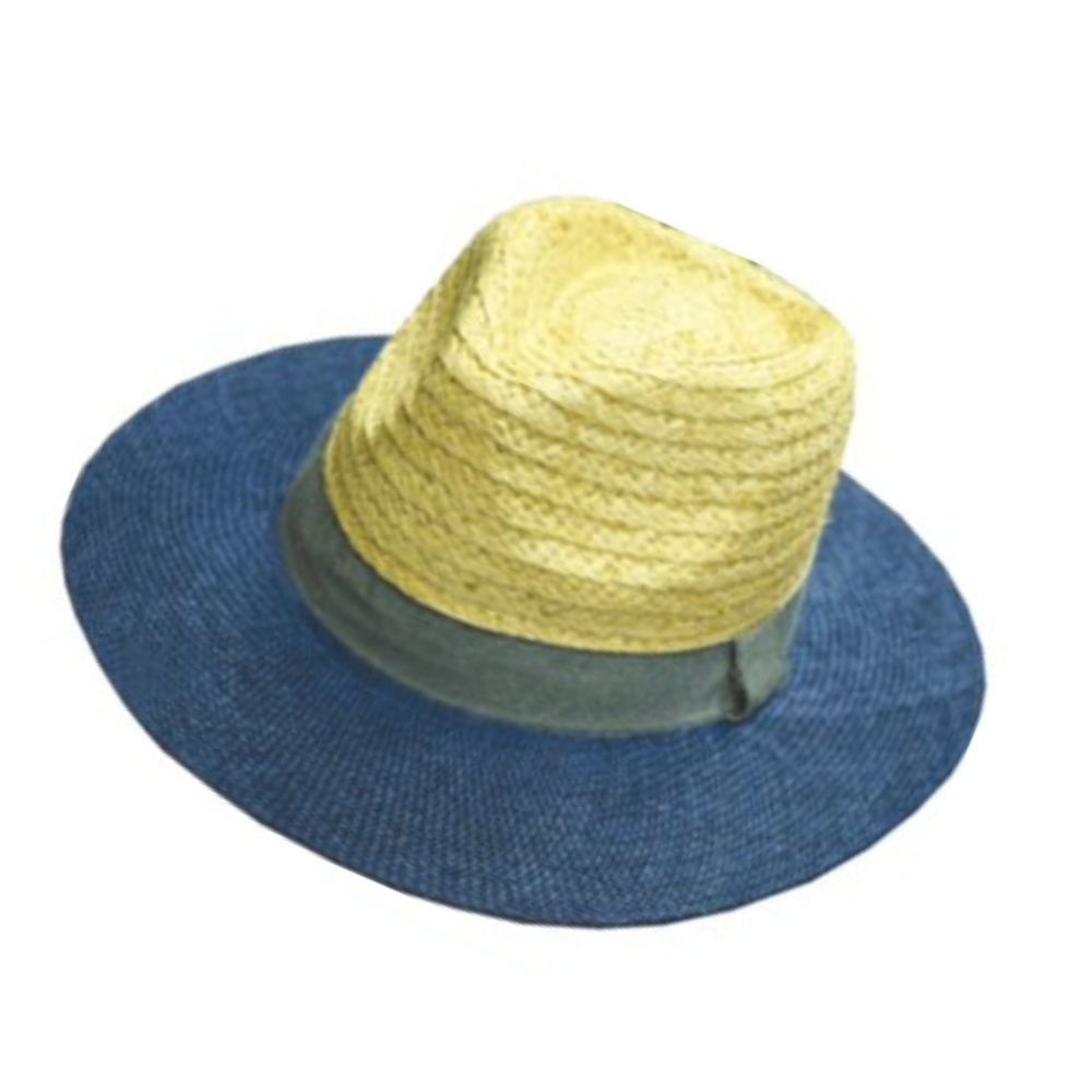 Καπέλο Republico ανδρικό μπεζ με μπλε Μ4960