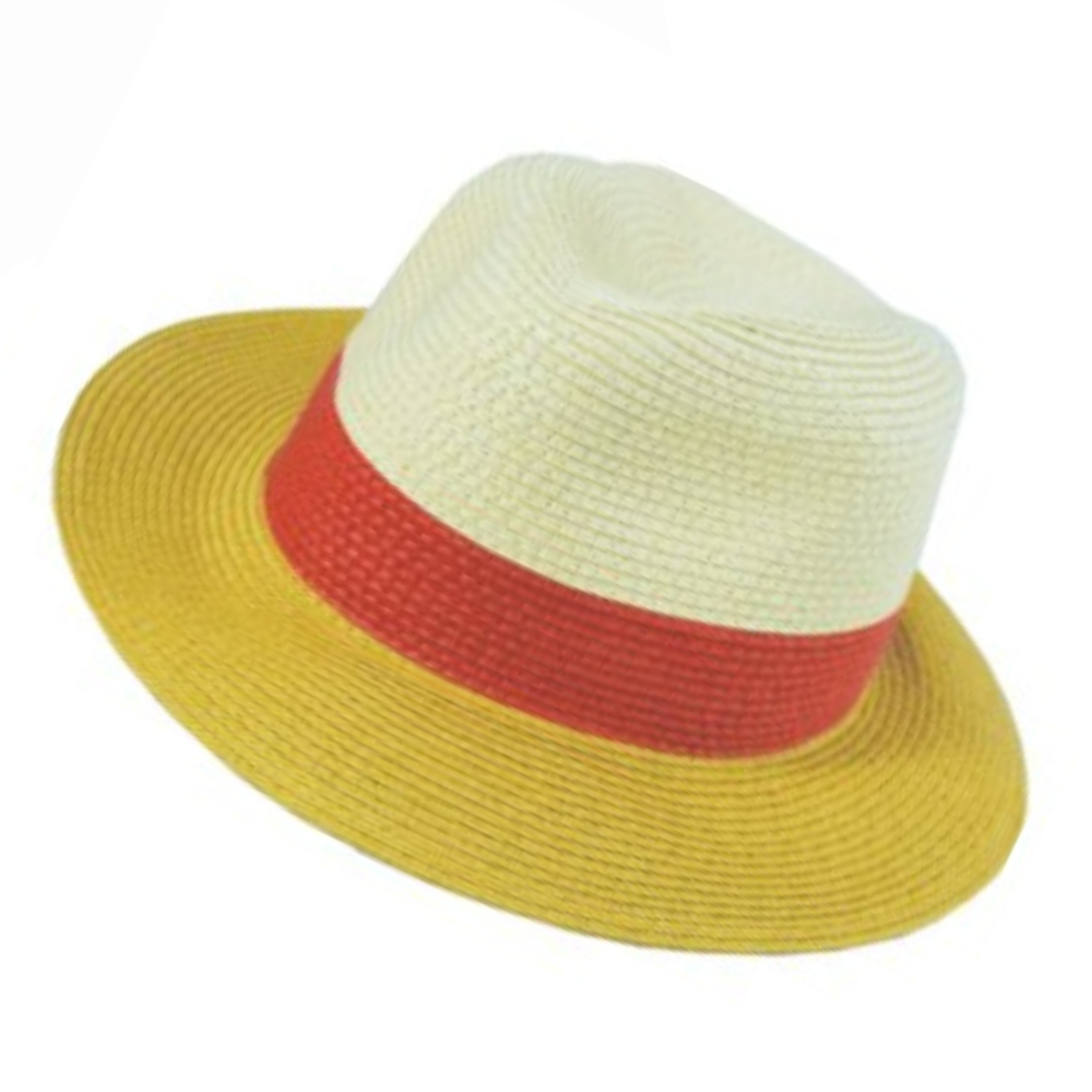 Καπέλο Republico ανδρικό μπεζ με κόκκινη κορδέλα Μ4966