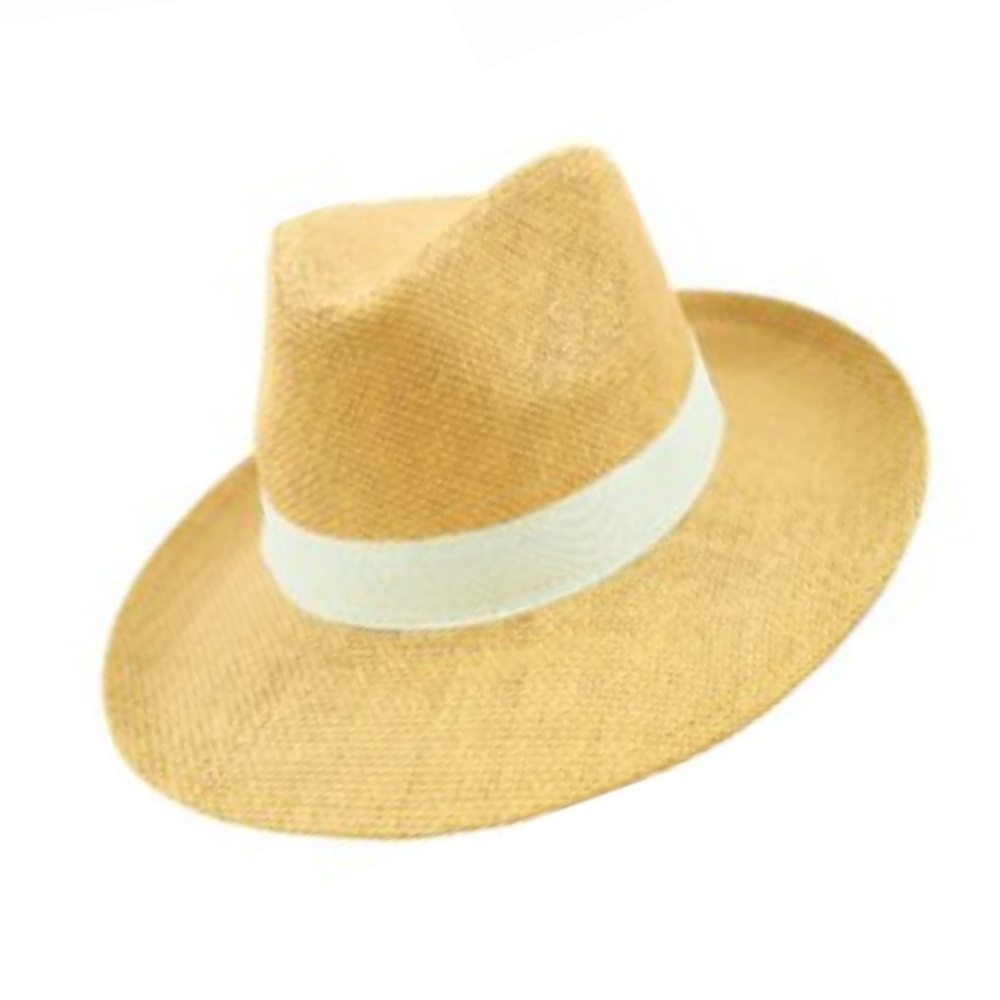 Καπέλο Style Panama μπεζ με μπεζ κορδέλα M5552