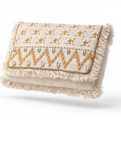 Γυναικεία τσάντα χειρός φάκελος χειροποίητη πλεκτή 5002